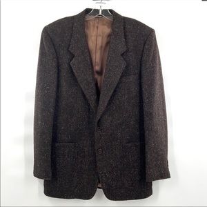 Tallia brown 100% pure wool coat jacket 42R